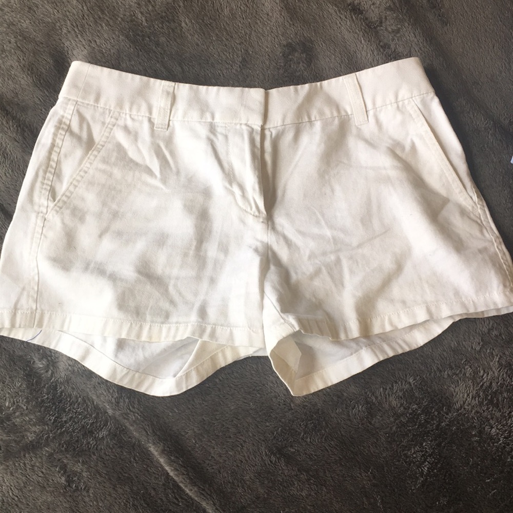 Jcrew size 4 chino shorts WHITE